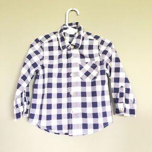 Baby Boden plaid shirt, size: 18-24m
